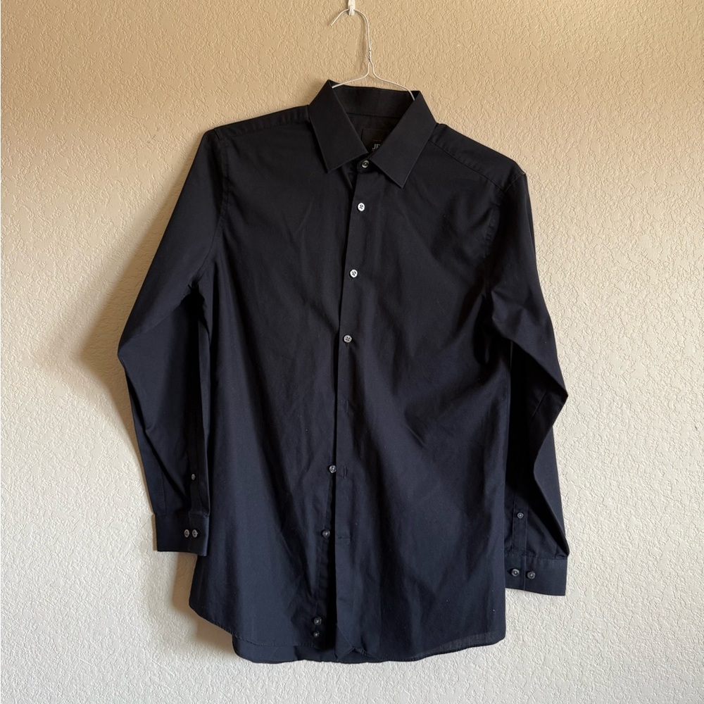 Men's Black(1) and Gray (1) Dress Shirt (2 Shirts Total)